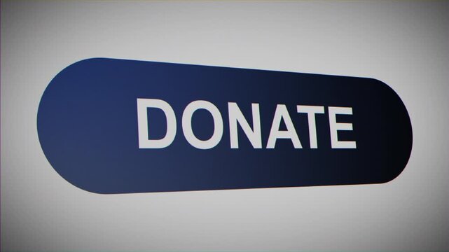 Donate button screen closeup