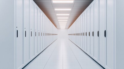 Renewable energy powered data center facility supporting carbon reduction and sustainable digital infrastructure.