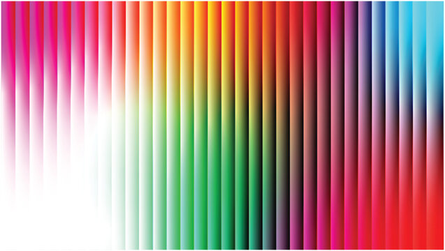 Abstract vibrant multicolored vertical lines background with gradient rainbow stripes.int
