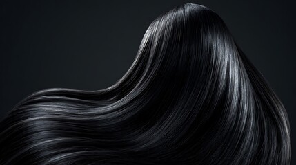 Silky Black Hair with Radiant Shine / 輝くような艶のある美しい黒髪