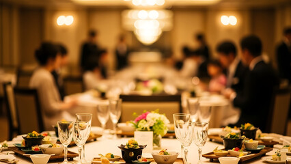 Coming of age day celebration dinner party