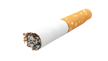 cigarette on white background