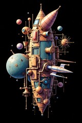 Steampunk Spacecraft