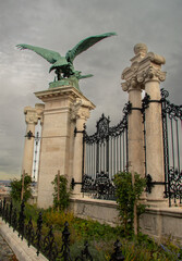 Buda castle in Budapest - historical buildings