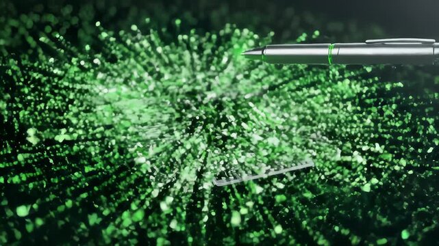 Pen Activating Smart Contract With Futuristic Green Technology