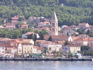 Supetar is a town on the northern part of the Dalmatian island of Brac.   