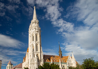 The Church of the Assumption of the Buda Castle , more commonly known as the Matthias Church