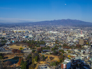 【群馬県】前橋市・群馬県庁からの風景