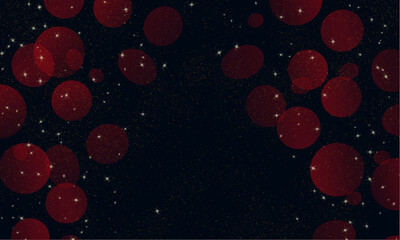 abstract red background with stars