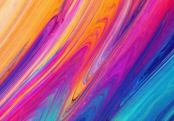 Expressive Vivid Colorful Abstract Texture Blending Chromatic Swirls