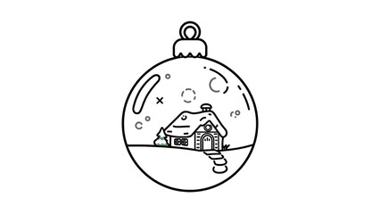 Obraz premium vector illustration of a bird cage