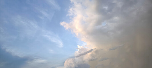 Clouds in the sky for background