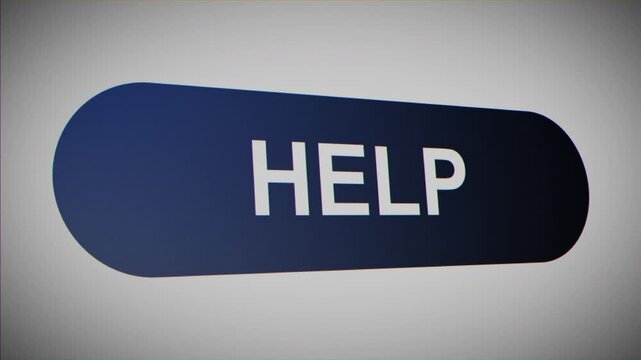 Help button screen closeup