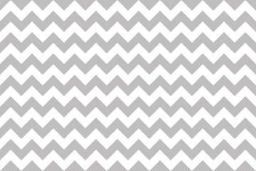 Grey and white color Zig zag seamless pattern.