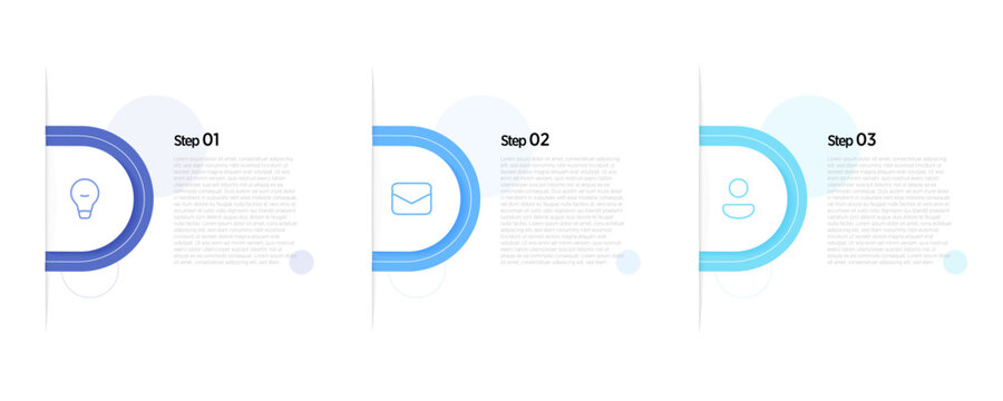 3-step infographics simplify processes into three clear stages, making complex ideas easy to grasp visually. They often use numbered circles, arrows, or blocks to show progression.