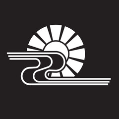 日本の伝統的家紋「日紋」のデータ画像