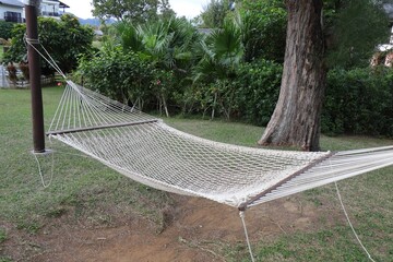 オクマプライベートビーチアンドリゾート　休日の昼寝　ハンモック