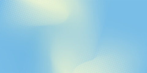 Beautiful Flowing Summer Color Abstract Background. Sky blue and cream gradient mesh background. Refreshing abstraction artwork. Vector