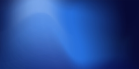Dark Blue Gradient Abstract Background. Blurred Gradient with grain noise texture effect, elegant and futuristic good for wallpaper, copy space