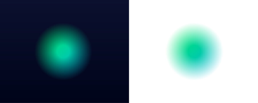 Gradient blurred mesh in green tones forms abstract fluid shapes. Soft glow highlights dynamic motion effect. Perfect for modern digital design and art projects.