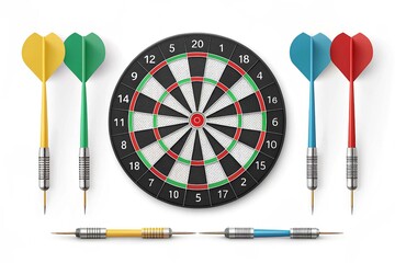 Classic dart board target Nice