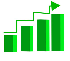 green business graph