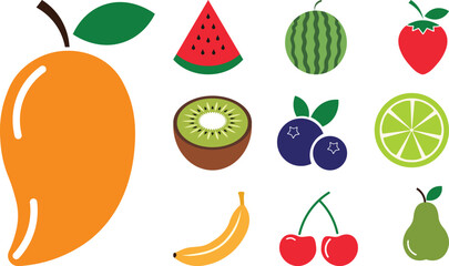 A Collection of Fresh Fruits A vibrant array of diverse, fresh fruits. The image is a visual feast, embodying health and natural goodness. 