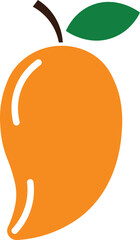 Tropical Mango Delights A vibrant mango fruit, ready to be enjoyed, showcasing the essence of tropical flavors and natural goodness.