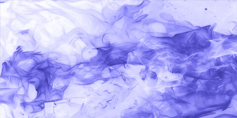 Obraz premium Abstract blue smoke patterns create a frozen crystal texture on a white backdrop with cold winter light reflecting off a blue ice surface design