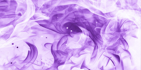 Abstract purple smoke flowing background with smooth colorful waves © FSompa