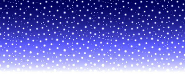 Obraz premium Falling star in blue sky. Vector illustration