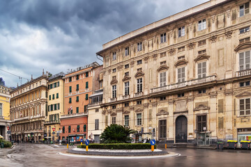 Piazza della Nunziata, Genoa, Italy