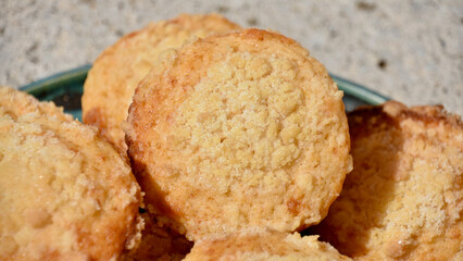 Lemon Streusel Muffins, Close-up on One Muffin