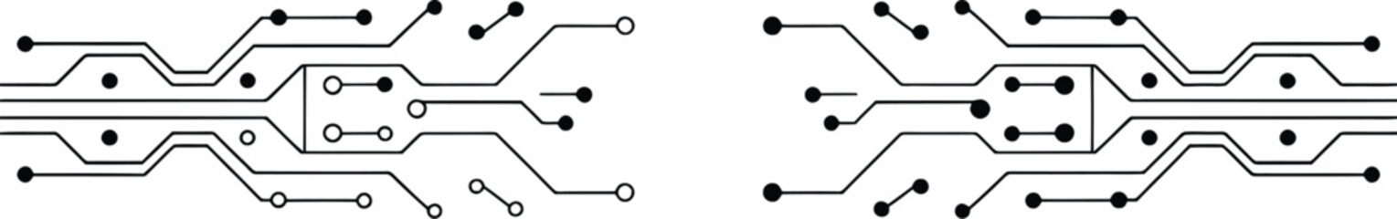 Circuit board design with intricate wiring paths