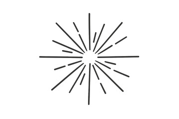 Fototapeta premium Abstract Sunburst Pattern with Grayscale Gradient