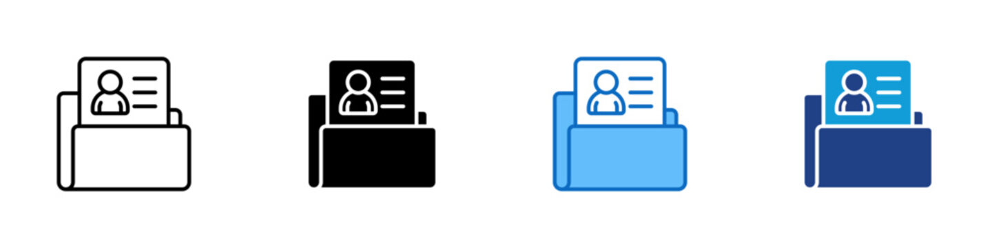 Patient Registration Multiple Style Icon Design Vector - Patient registration desk representing medical intake, hospital administration, and healthcare services
