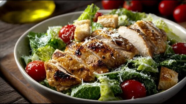 Caesar Salad With Grilled Chicken