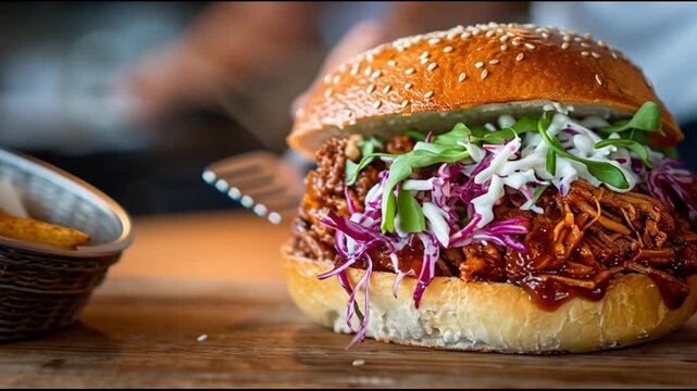 Bbq Pulled Pork Sandwich