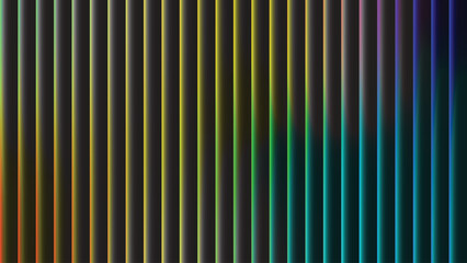 Abstract Vertical Neon Gradient Lines Background with Subtle Multicolor Glow