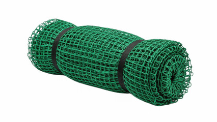 Durable green cricket practice netting roll for garden or club setups, ideal for creating batting cages, boundary fences and safe training zones with easy installation and storage

