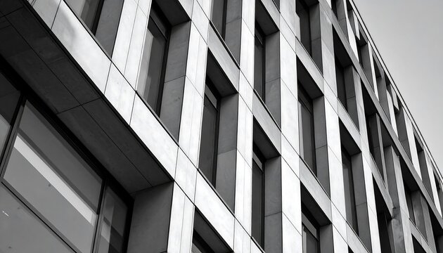 Modern architectural facade