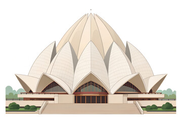 Minimal vector Lotus Temple