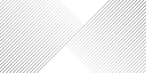 Diagonal striped illustration. Repeated black lines on white background. Surface pattern design with linear ornament. Disco lights motif. Stripes wallpaper. Digital paper for web designing. Vector art