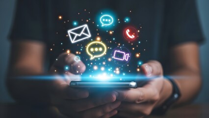 Digital communication on smartphone