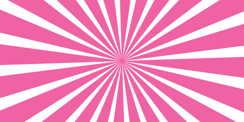 Dark Hot Pink color and white color Sunburst for the background. flag of japanese. The rising sun.