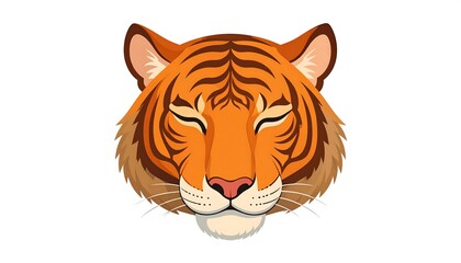 Tiger head illustration
