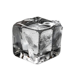 Stainless Steel Ice Cube Reusable Isolated On Transparent Background