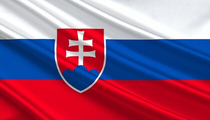 Fototapeta premium Flag of Slovakia 