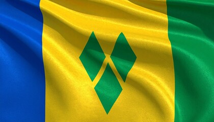 Flag of Saint Vincent and the Grenadines  