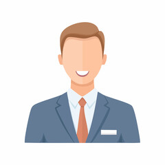 Professional Faceless Man in Business Attire Smiling Positively